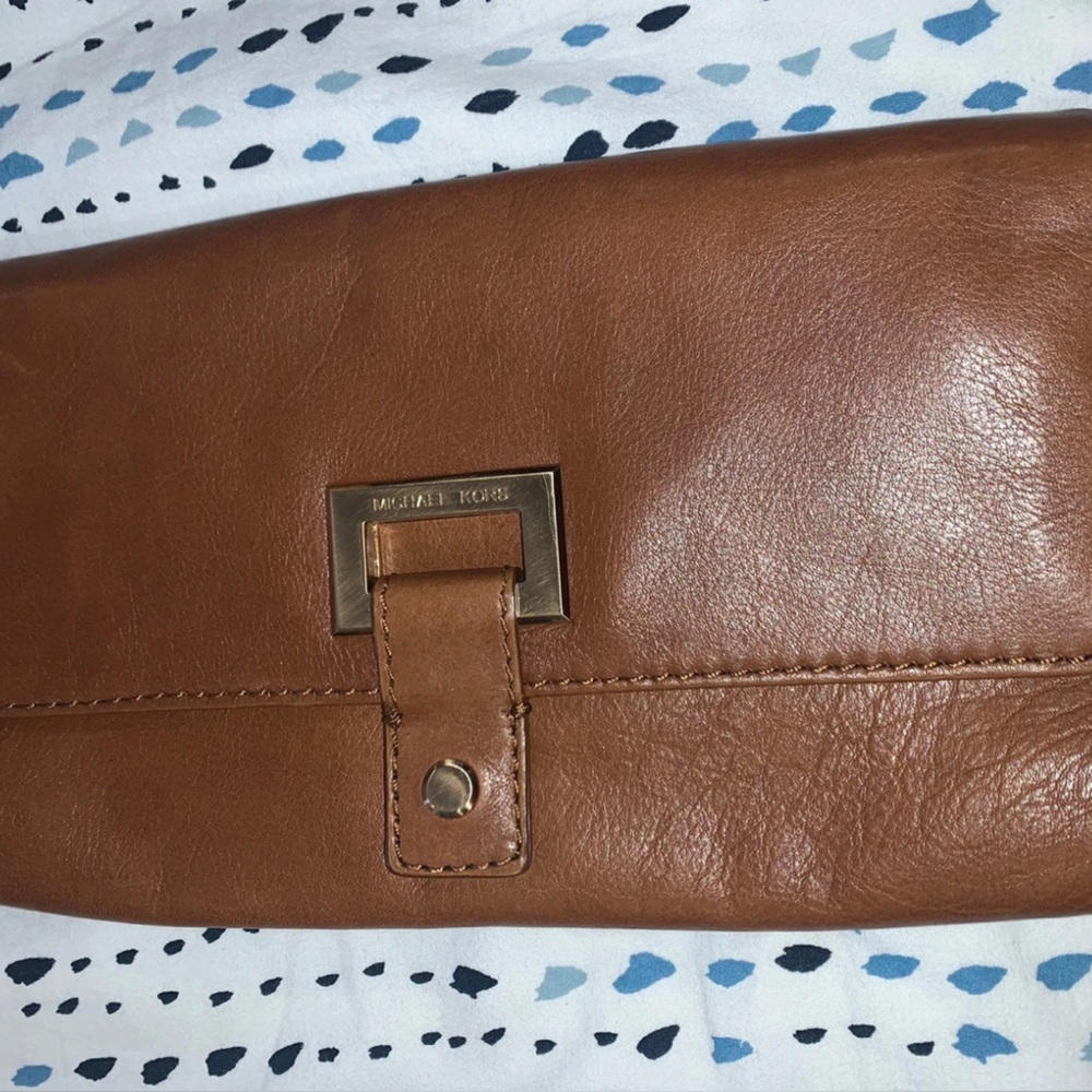 Michael Kors Brown Clutch